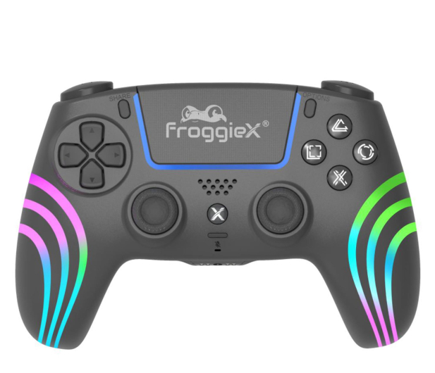 FroggieX Kontroler FX-P5-GP1-B do PS5 Bezprzewodowy Czarny - 1455820 - zdjęcie